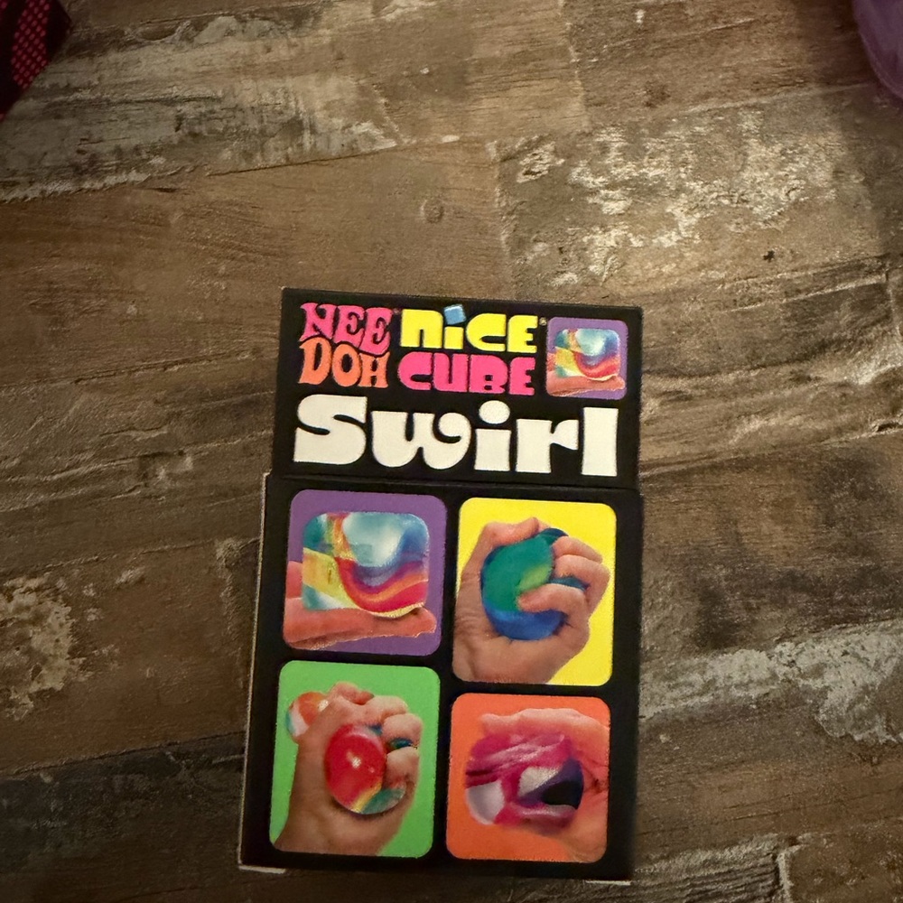 New Nice Doh Cube Swirl Super Solid Squish! - image 3